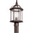 Kichler Barrie 1 Light Outdoor Post Mount, Tannery Bronze - 49187TZ