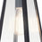 Kichler Delison 1 Light Outdoor Wall Sconce, Black/Clear Tempered