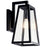 Kichler Delison 1 Light Outdoor 17" Wall Sconce, Black/Clear Tempered - 49332BK