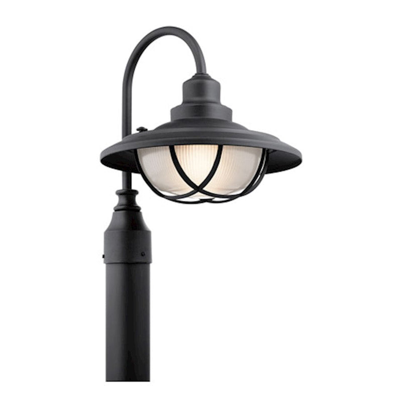 Kichler Harvest Ridge 1 Light Outdoor Post Light, Textured Black - 49694BKT