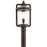 Kichler Andover 1 Light Outdoor Post Light, Weathered Zinc - 49869WZC