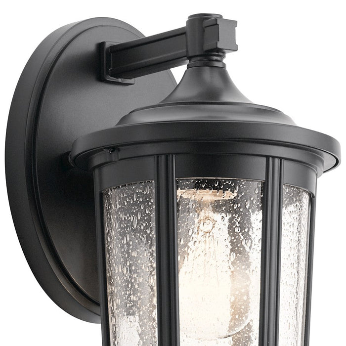 Kichler Fairfield Outdoor 1 Light Wall Sconce, Black