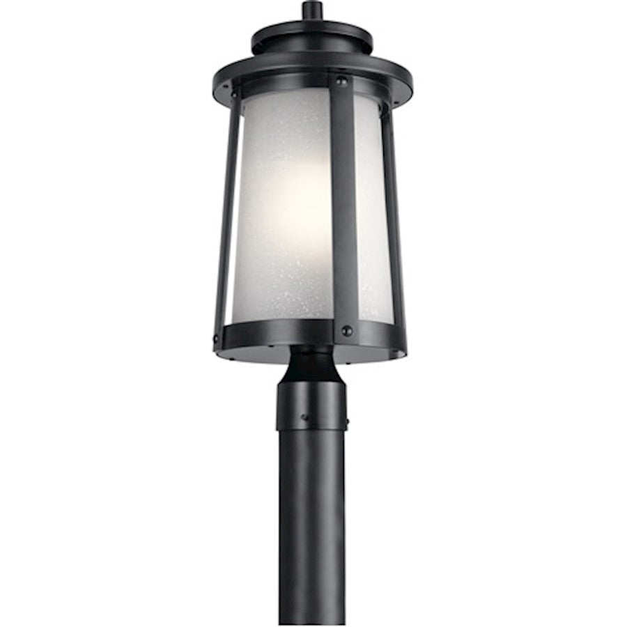 Kichler Harbor Bay 1 Light Outdoor Post Light, Black - 49920BK