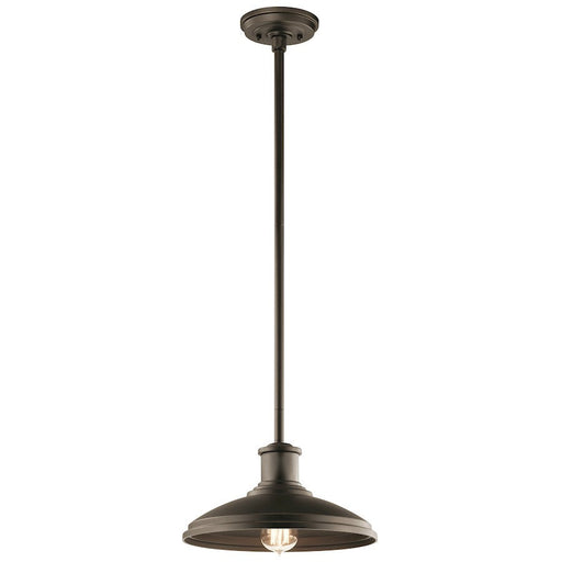 Kichler Allenbury 1 Light Convertible Pendant, Olde Bronze - 49982OZ