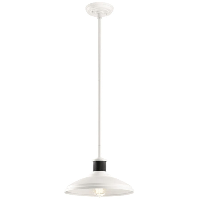 Kichler Allenbury 1 Light Convertible Pendant, White - 49982WH