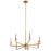 Kichler Calyssa 7 Light Chandelier, Fox Gold - 52002FXG