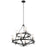 Kichler Krysia 9 Light Chandelier, Black - 52011BK