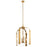 Kichler Pytel 4 Light Foyer Pendant, Fox Gold - 52024FXG