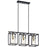 Kichler Kitner 3 Light Linear Chandelier, Natural Brass/Seeded - 52033NBR