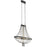 Kichler Alexia 39.5" 5 Light Foyer Chandelier, Crystal Beads, Black - 52048BKT