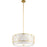 Kichler Birkleigh 11.5" 4 Light Pendant Classic, Satin Etched, Gold - 52072CLG