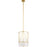 Kichler Birkleigh 18.25" 1 Light Pendant, Satin Etched Glass, Gold - 52073CLG