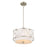 Kichler Birkleigh 3 Light 9" Pendant/Semi Flush Mount, Satin Nickel - 52074SN