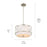 Kichler Birkleigh 3 Light Pendant/Semi Flush Mount