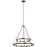 Kichler Mathias 31" 15 Light 2 Tier Chandelier, Ribbed Glass, Bronze - 52109OZ