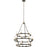 Kichler Mathias 41.5" 21 Light 3 Tier Chandelier, Ribbed Glass, Bronze - 52110OZ