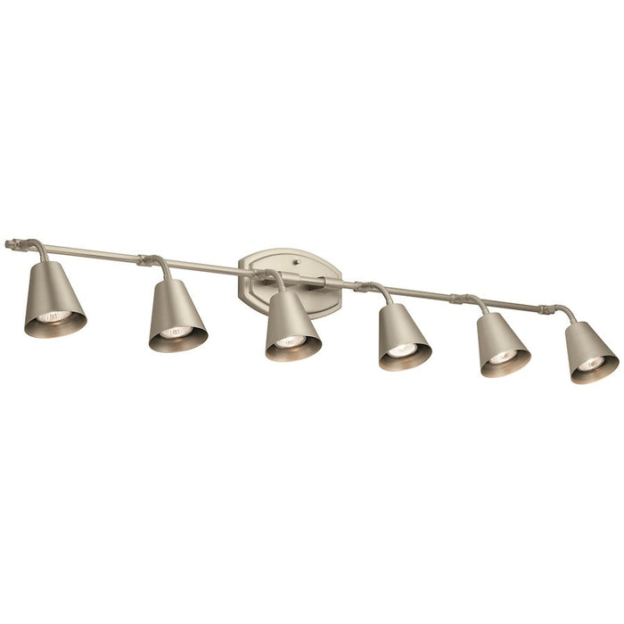 Kichler Sylvia 6 Light Rail Light, Satin Nickel - 52130SN