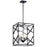 Kichler Sevan 4 Light Foyer Pendant, Black - 52141BK