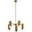 Kichler Trentino 5 Light Chandelier, Natural Brass - 52160NBR