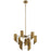 Kichler Trentino 9 Light Chandelier, Natural Brass - 52162NBR