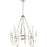 Kichler Kadas 40.75" 8 Light Chandelier, Clear Crystal Glass, Nickel - 52210PN