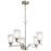 Kichler Skagos 5 Light Chandelier, Brushed Nickel - 52231NI