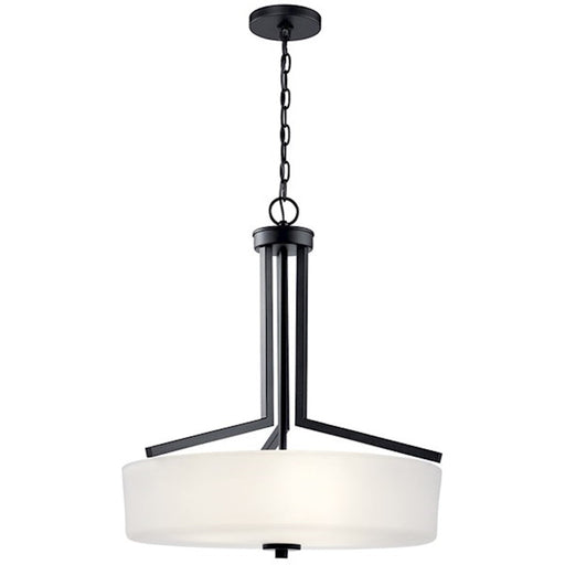 Kichler Skagos 3 Light Pendant, Black - 52234BK