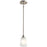 Kichler Skagos 1 Light Mini Pendant, Brushed Nickel - 52235NI