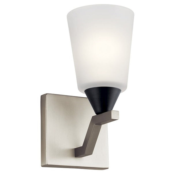 Kichler Skagos 1 Light Wall Sconce, Brushed Nickel - 52237NI