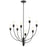 Kichler Hatton 8 Light Chandelier, Black - 52255BK