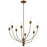 Kichler Hatton 8 Light Chandelier, Satin Bronze - 52255SB