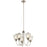 Kichler Voclain 17.5" 5 Light Chandelier, Mesh Shade, Nickel - 52269NI