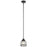 Kichler Voclain 7.75" 1 Light Mini Pendant with Mesh Shade, Black - 52272BK