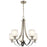 Kichler Tula 5 Light Chandelier, Brushed Nickel - 52276NI