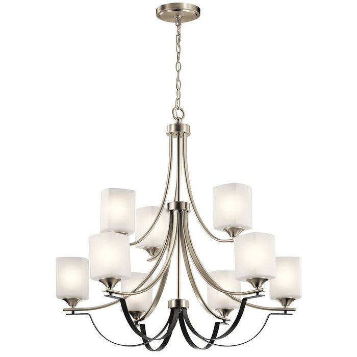 Kichler Tula 9 Light Chandelier, Brushed Nickel - 52277NI