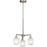 Kichler Lynn Haven 3 Light Convertible Chandelier, Brushed Nickel - 52282NI