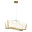 Kichler Calters Linear Chandelier, LED, Champagne Gold - 52293CGLED