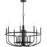 Kichler Capitol Hill 30.75" 12 Light Chandelier, Black - 52305BK