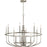 Kichler Capitol Hill 30.75" 12 Light Chandelier, Brushed Nickel - 52305NI