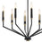 Kichler Armand Chandelier, Black