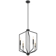 Kichler Armand Large 4 Light Foyer Pendant, Black - 52351BK