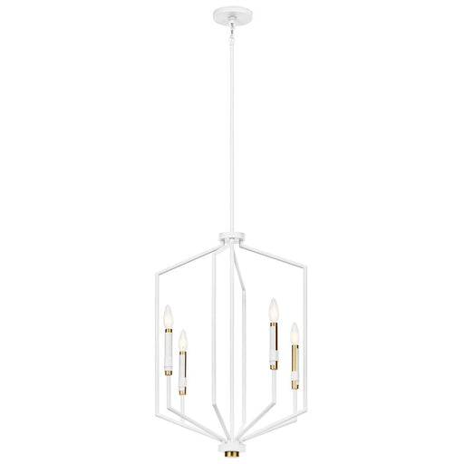 Kichler Armand 4 Light Large Foyer Pendant, White - 52351WH