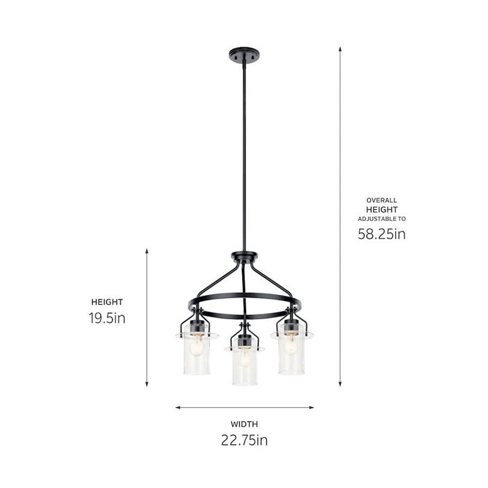 Kichler Everett 3 Light Chandelier