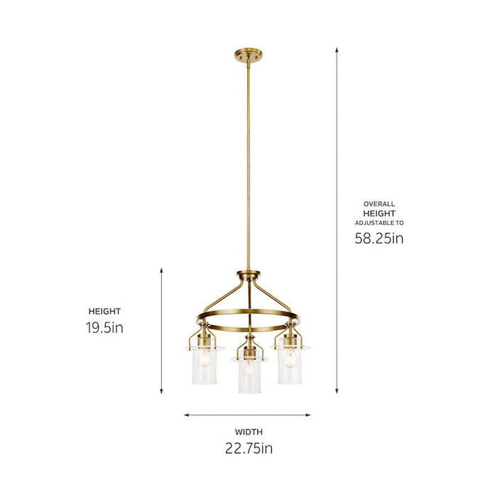 Kichler Everett 3 Light Chandelier