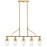 Kichler Everett 5 Light Linear Chandelier