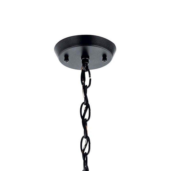 Kichler Kennewick 3 Light Mini Chandelier, Black