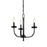 Kichler Kennewick 3 Light Mini Chandelier, Black