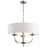 Kichler Kennewick 3 Light Chandelier, Brushed Nickel - 52384NI