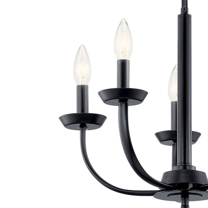 Kichler Kennewick Chandelier, Black