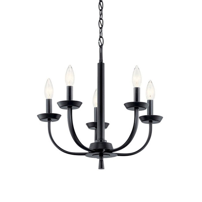 Kichler Kennewick Chandelier, Black